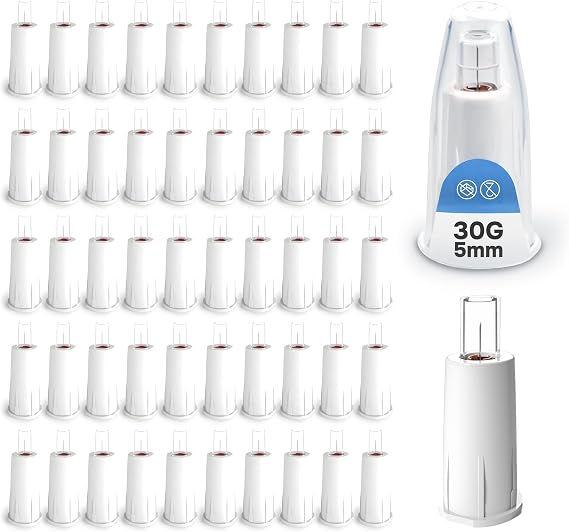 ONE-CARE Safety Pen Tips Plus 30G x 5mm, Comfort, Universal Design, Box of 100