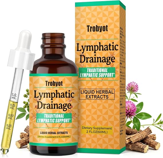 Lymphatic Drainage Drops for Bloat Relief & De-Puff - 2 Fl Oz