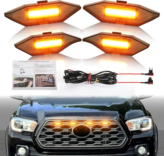 3D Led Grill Grille Lights for Toyota Tacoma trdsport Off-Road 2020-2023