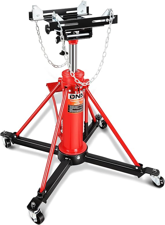 DNA Motoring Hydraulic Transmission Jack - 1 Ton 2204 lbs Capacity High Lift Telescoping Floor Jack Stand,33.2"-69.6" Lifting Range,TOOLS-00319