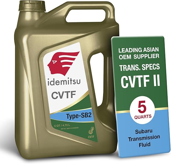 Idemitsu CVT Type SB2 Transmission Fluid for Subaru 5 Qt