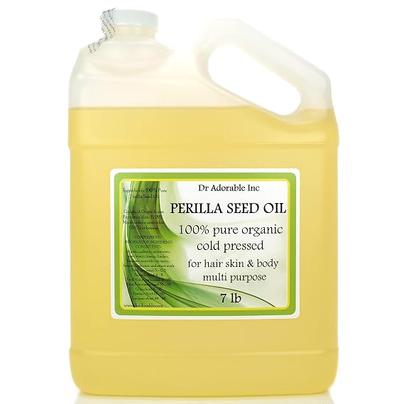 Dr Adorable - 7 lb - Perilla Seed Oil - 100% Pure Natural Organic Cold Pressed