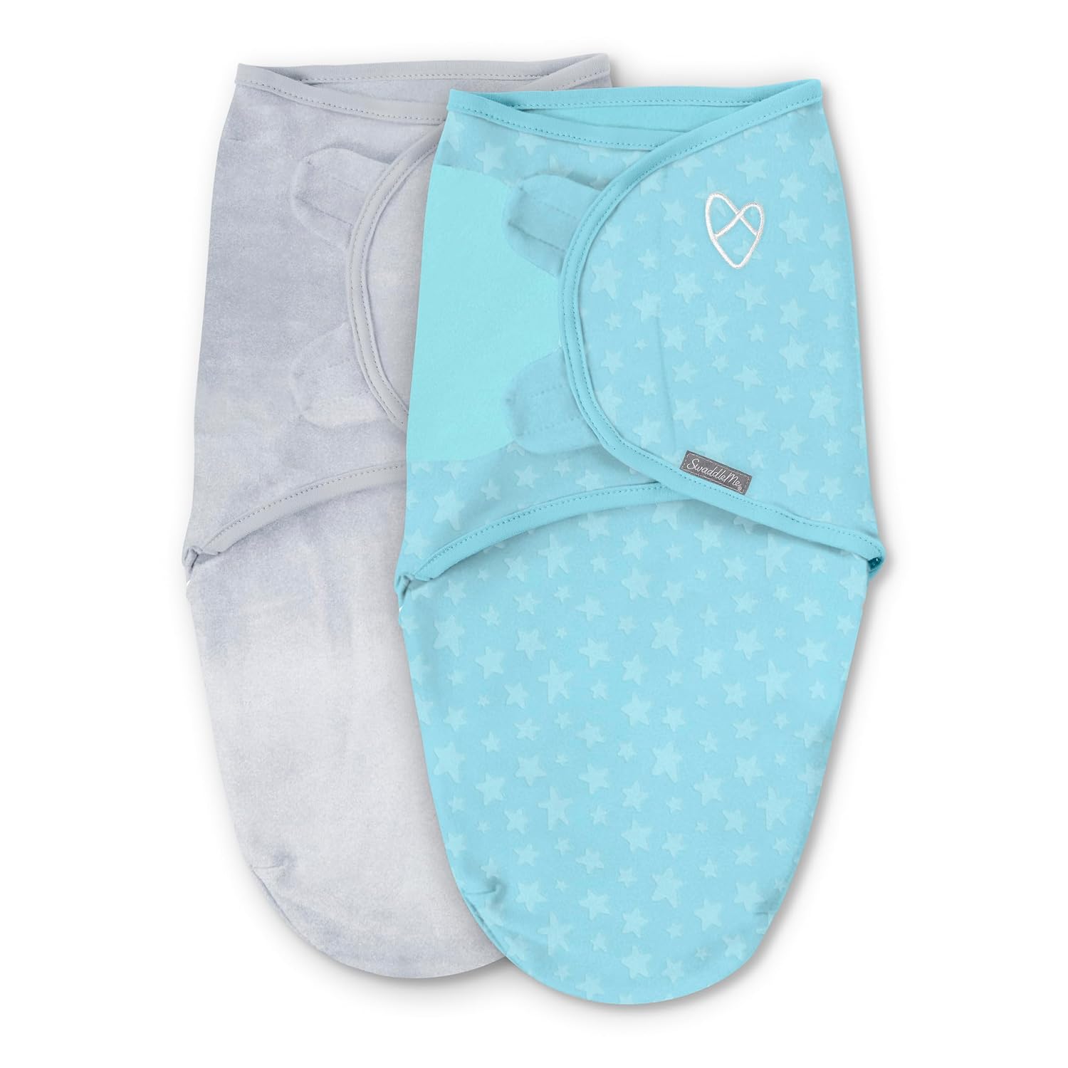 SwaddleMe by Ingenuity Original Swaddle, Size SmallMedium, For Ages 0-3 Months, 7-14 Pounds, Up to 26 Inches Long, 2-Pack Baby Swaddle Blanket Wrap