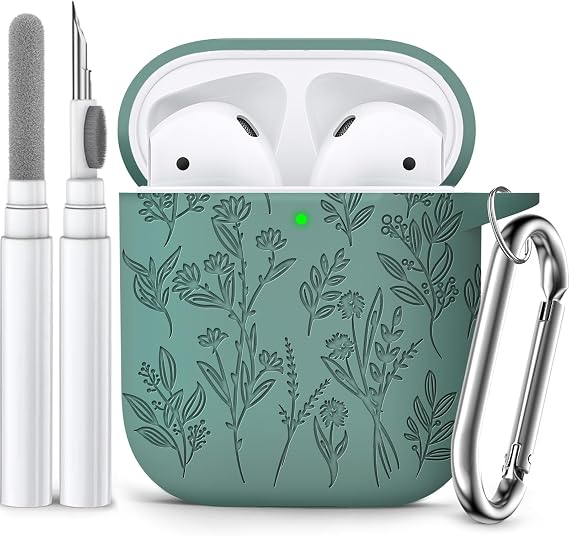 Case with Cleaner Kit and Keychain for Women Girly