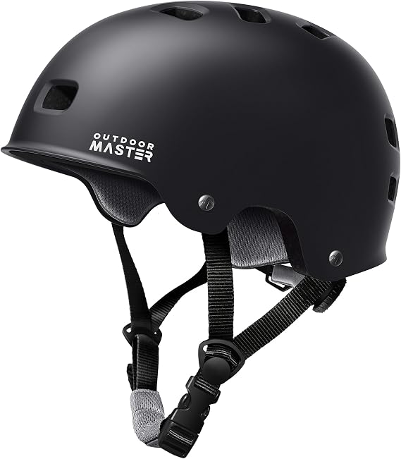 OutdoorMaster Skateboard Bike Helmet for Adult,Youth and Kids