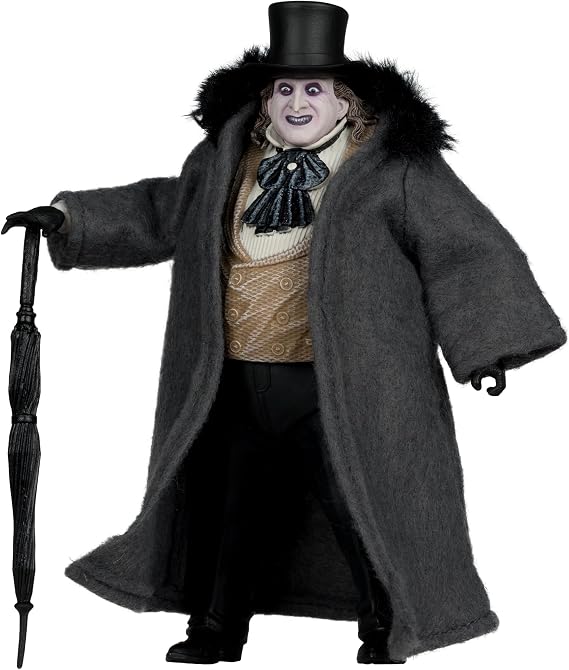 McFarlane Toys-DC Multiverse The Penguin (Batman Returns) 7in Action Figure (Deluxe Theatrical Edition) | Deluxe Theatrical Edition 7-Inch Figure, Up to 22 Pts Articulation, Includes Removable Top Hat, Soft-Goods Coat, Umbrella