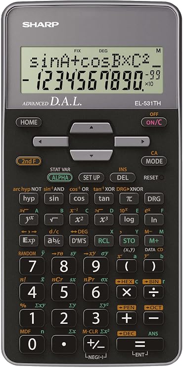 Sharp Calculator Science Box Gray El531thgy