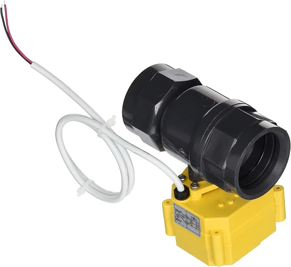 Sonstige FRA303041 Lily Electric Ball Valve 1 1/4 Inch Pipe Fitting System Plastic Grey Yellow