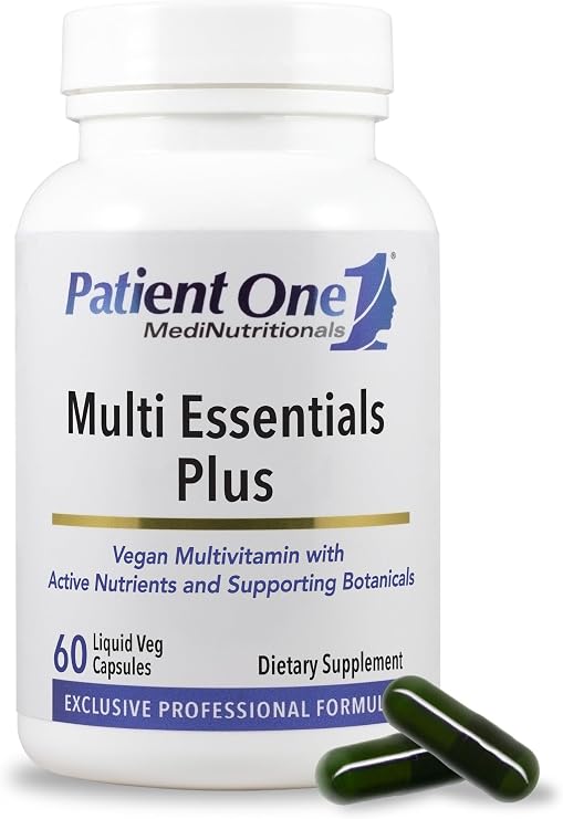 Patient One Multi Essentials Plus | Multivitamin Supplement for Men and Women | with Absorbable Vitamins, Minerals, Botanicals and More | 60 Capsules