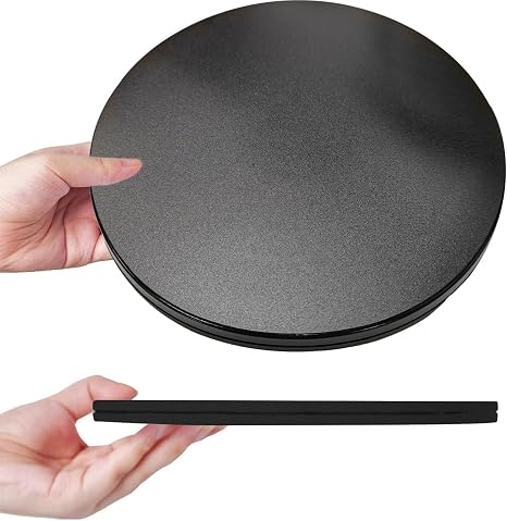 Creality Official Manual Rotating Platform, Manual Turntable, Display Stand 20 x 20 x 1.4 cm for Creality CR-Scan Ferret Pro/Otter/Raptor 3D Scanner