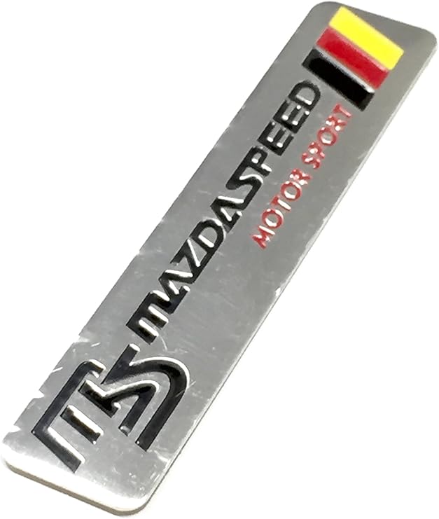 Mazda Speed MS mazda Emblem Plate Sticker Metal