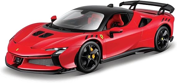 Bburago - Ferrari SF90 XX Stradale, Araba Diecast 1:24, Detay Supercar Replica Kapı ve Kutulu, Ferrari Lisansı, Yaş 3+ Yaş