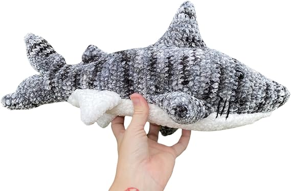 Amigurumi Shark - Handmade Crochet Shark - Custom Crochet Animals