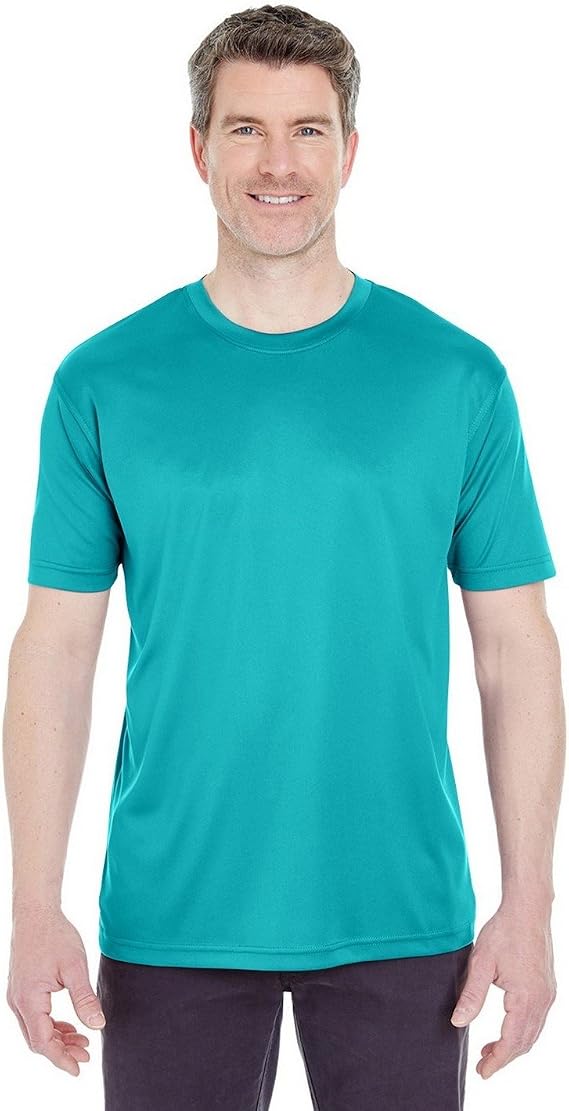 UltraClub 8420 Performance Interlock Crew Tee Jade XX-Large