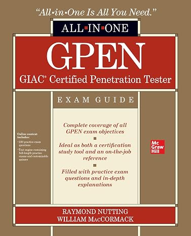 GPEN GIAC Certified Penetration Tester All-in-One Exam Guide