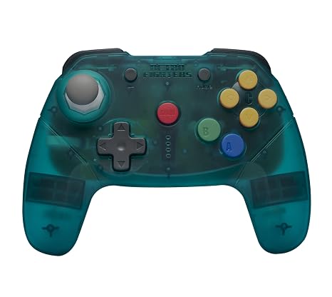 Brawler64 Wireless Nintendo Switch Controller Online Bluetooth NSO Edition, Blue