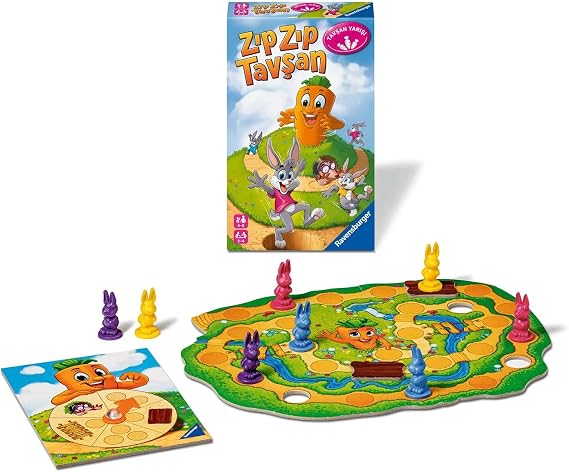Ravensburger - Seyahat Oyunu Zıp Zıp Tavşan