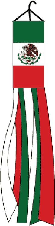 Flags Importer Mexico Super Shiny Poly Windsock