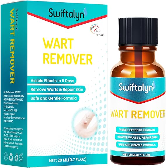 Maximum Strength Wart Remover: Advanced Liquid Treatment for Plantar, Common, Flat, and Genital Warts Fast and Effective Removal for Feet and Skin (0.75 Fl Oz (Pack of 1))