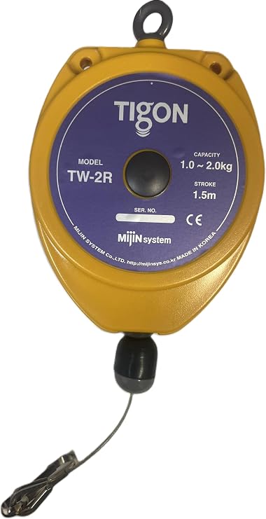 Tigon TW-2R Retractor, Spring/Tool Balancer, (Load Capacity: 1-2 kg/2.2-4.4 lbs) Adjustable cable stopper