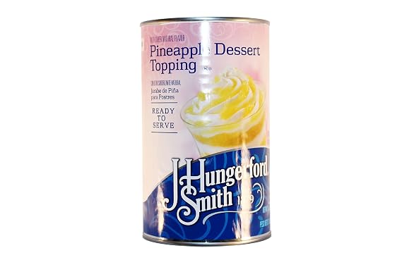 J. Hungerford Smith Pineapple Dessert Topping for Ice Cream