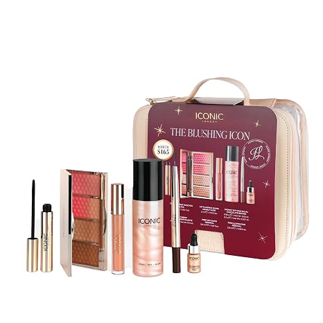 ICONIC LONDON Luxury Makeup Set for Glowy, Radiant Skin and Highlighted Finish, Perfect for Gifting, Long-Lasting, Cruelty-Free, Vegan Makeup