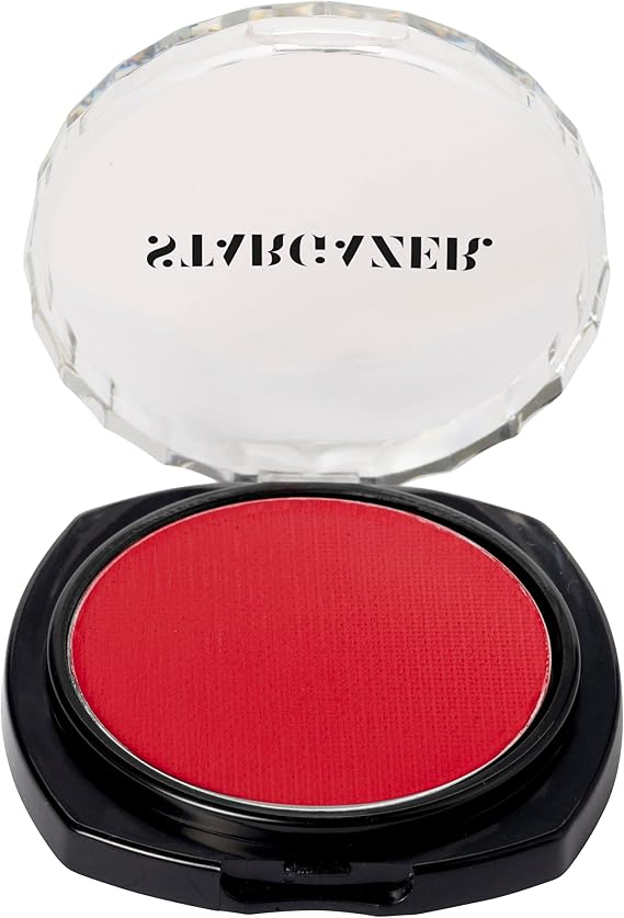 Deep Red eye shadow. Maximum colour pressed powder eye shadow.
