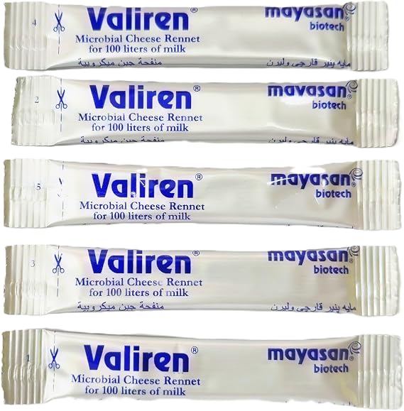 5 Rennet coagulant sticks - 1 stick for 100 litres milk - cheese making coagulant