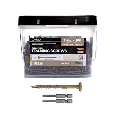 CAMO Structural Framing Screw - 2-12 x .160-1000 ct 355159