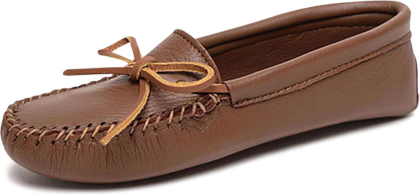Minnetonka Women's Double Deerskin Softsole Moccasin