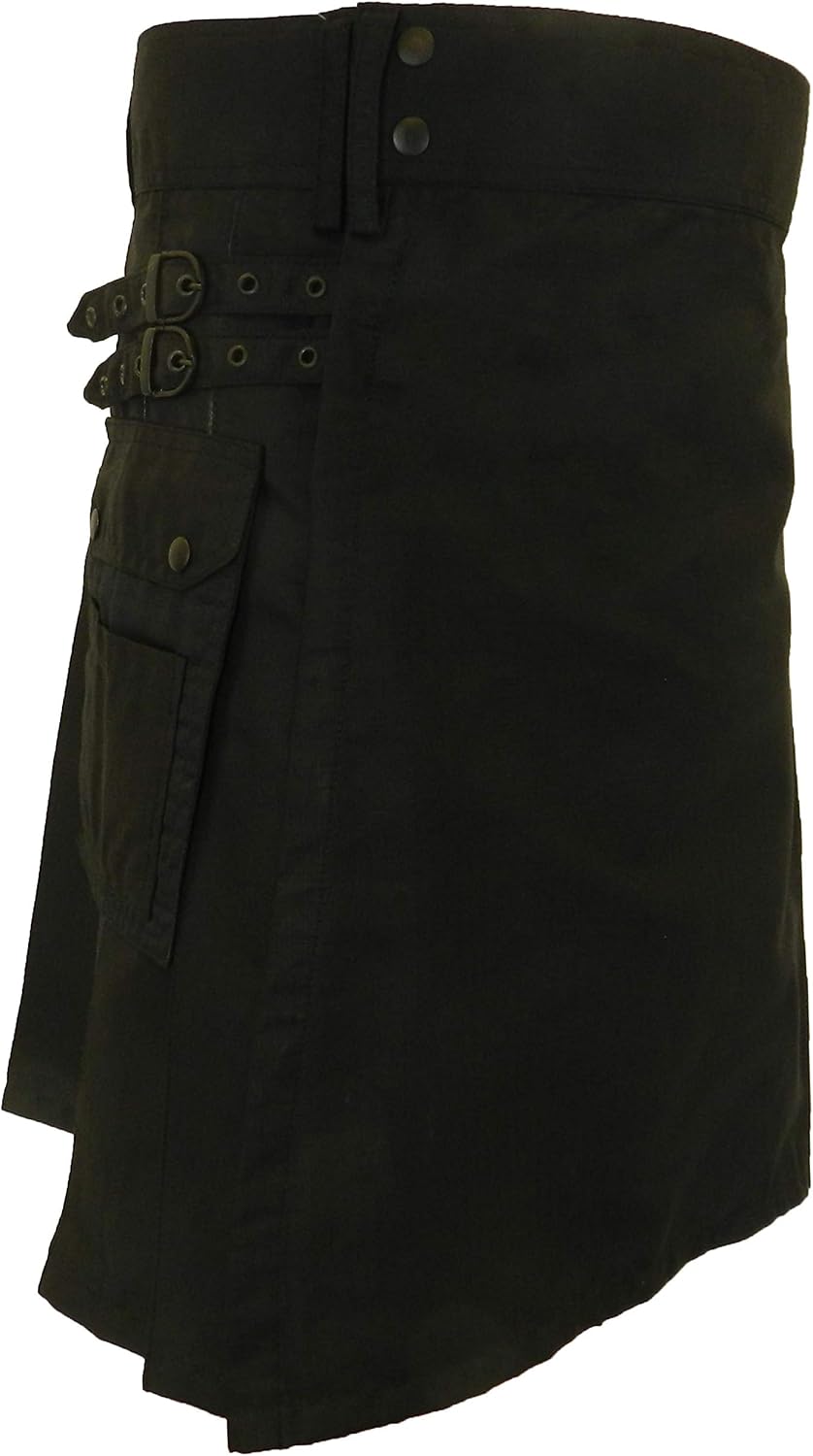 Mens Snap-on Kilt, Lightweight Ripstop Utility Kilt