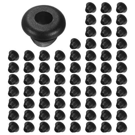 M METERXITY 70pcs Cable Railing Rubber Grommets 5mm Drill Hole 3mm ID