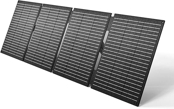 MARBERO 100W Portable Solar Panel IP68 Waterproof 100 Watt 20V Foldable Solar Panel Charger for Power Station QC3.0 USB & DC Output >23% High Efficiency for Camping Outdoor Home RV Blackout Cloudy