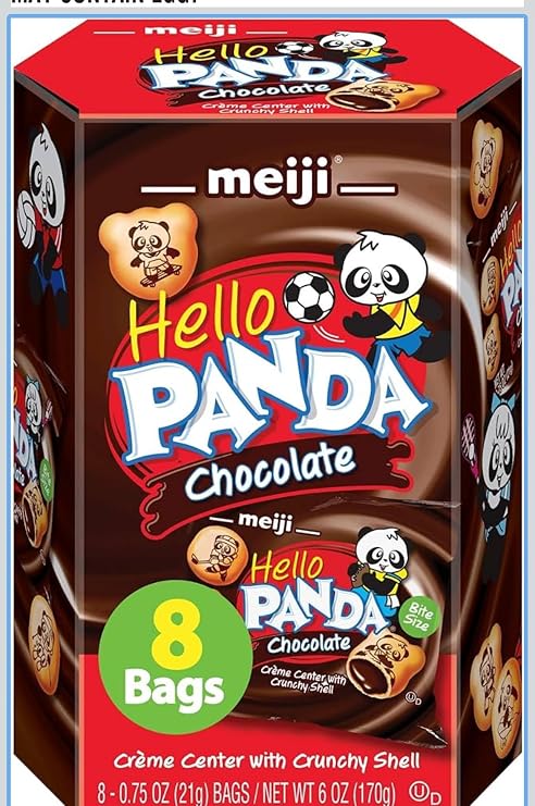 Meiji Hello Panda Chocolate 8pk 0.75 oz Multipack