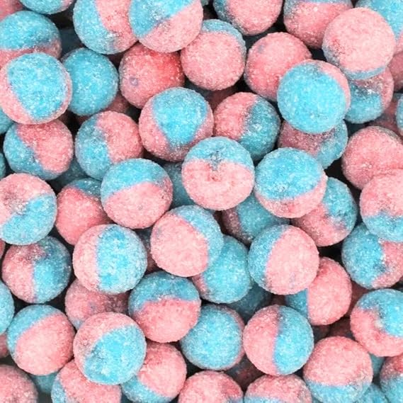 Mega Sours Bubblegum Sweets 1kg Bag, Pouch