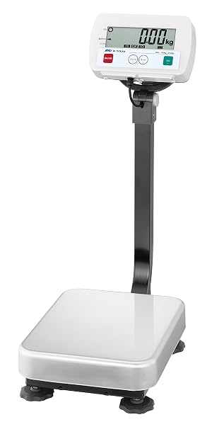 A&D Weighing SE-150KAM 330lb, 0.05lb, Washdown Scale with Medium Platform -