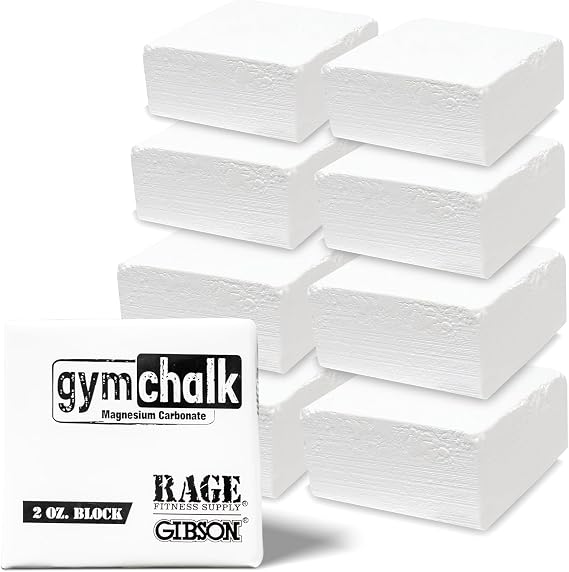 Rage Fitness Fitness Gym Chalk, Pure Magnesium Carbonate - 1 LB Block