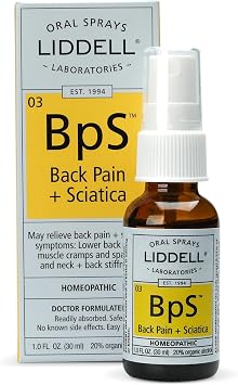 Liddell Homeopathic Back Pain Spray, 1 Ounce