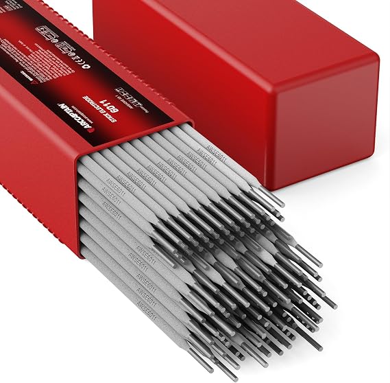 ARCCAPTAIN E6011 Welding Rods 1/8" 10LB Carbon Steel Stick Electrodes