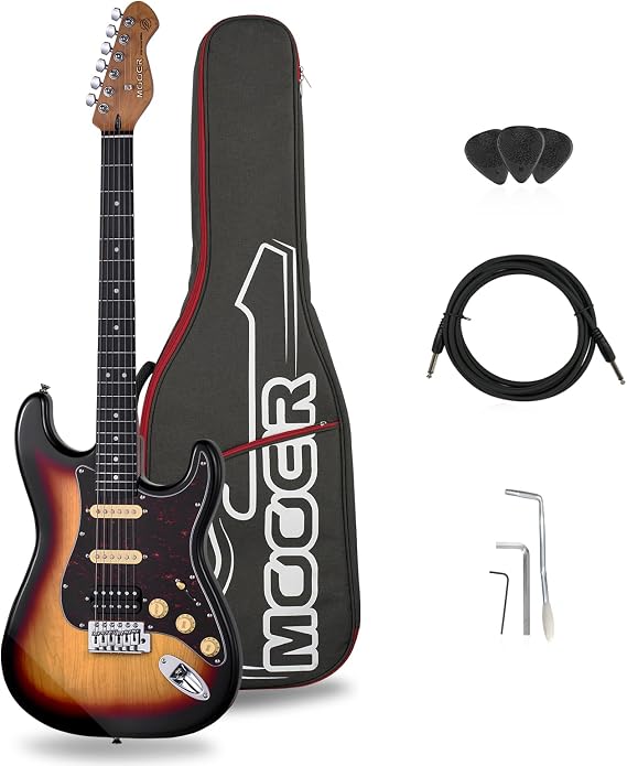 MOOER MSC10 Pro Series Electric Guitar Sunburst