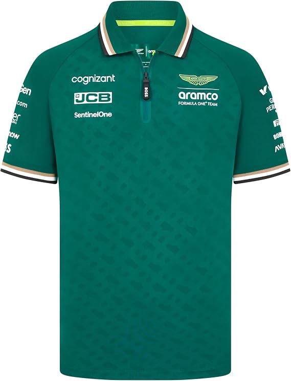 Aston Martin F1 Men's 2024 Team Polo - Green - Size: L