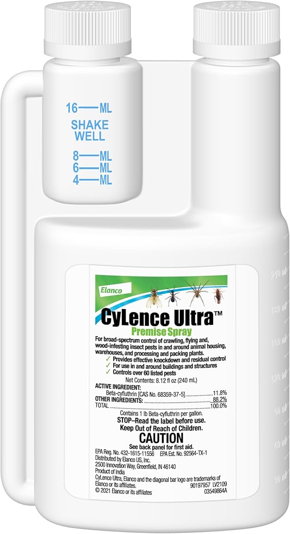 CyLence Ultra Premise Spray | Broad Spectrum | Controls Beetles, Flies and Ticks