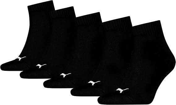 PUMA Unisex PUMA Unisex Quarter Plain 5p Amazon Quarter (Pack of 5)