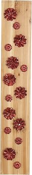 Deco 79 53388 Wall Decor, Copper, Light Brown
