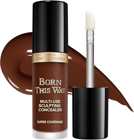 Too Faced Born This Way Super Coverage Multi-Use Concealer | Full Coverage, Oil Free, Long Lasting + Hydrating,13.5ml