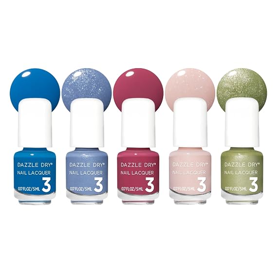 Dazzle Dry Mini Flight Begin Again 5 Mini Lacquers