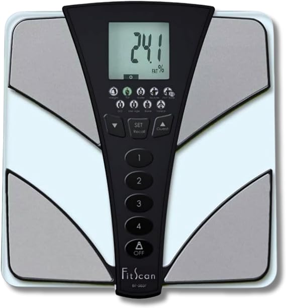 FitScan BC-585F - Japan Technology Multi-Frequency Body Composition Monitor - Smart Digital InBody Scale with Fat, Muscle Mass, BMI, Caloric Intake, Metabolism, and Visceral Fat Tracker
