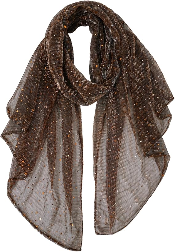 GERINLY Fashion Scarves for Women Lightweight Lace Printed Scarf Shawl Wrap