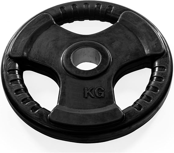 Dione 1 x 25 kg weight plate 50 mm Olympic rubber tri-grip weight plate