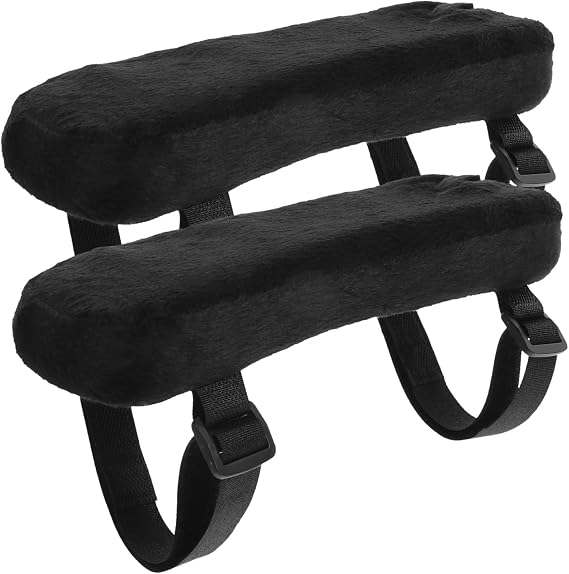 2pcs Reusable Armrest Cushions Soft Comfortable Chair Elbow Pads for Office Gaming and Wheelchair Use for Stress Relief and Support